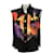 Chanel Blusa di seta con logo CC sulla passerella Multicolore  ref.1298567