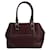 Coach Hampton-Handtasche aus burgunderfarbenem Leder Bordeaux  ref.1298570