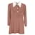 Alessandra Rich Polka Dot Mini Dress in Brown Cotton  ref.1298571