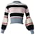 Self Portrait Striped Ribbed Sweater in Multicolor Cotton Multiple colors  ref.1298574