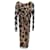 Jason Wu Embellished Sheer Sleeve Dress in Beige Polyester Brown  ref.1298575