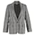 Isabel Marant Etoile Charly Herringbone Blazer in Grey Wool  ref.1298583