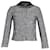 Tory Burch Tweed-Jacke aus schwarz-weißer Baumwolle  ref.1298595