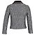 Chaqueta de tweed Tory Burch de algodón blanco y negro - vista 2