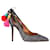 Dolce & Gabbana Zapatos de tacón con detalle de pompones en rafia gris  ref.1298611