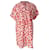 Vestido Diane Von Furstenberg estampado com decote em V em algodão multicolorido Multicor  ref.1298626