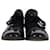 Baskets basses Chanel CC Cap-Toe en cuir noir  ref.1298629
