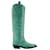 Western Boots - Ganni - Green - Leather  ref.1298649