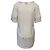 Autre Marque Vestido de cóctel de encaje Miguelina en algodón blanco - vista 2