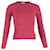 Maglione pullover Brunello Cucinelli con toppa sul gomito in cashmere rosa Cotone  ref.1298672