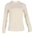Moschino Button-Sown Shirt in Beige Silk Brown  ref.1298677