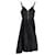 Alexander McQueen Parachute Midi Dress in Black Cotton  ref.1298686