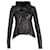Rick Owens Draped Jacket in Black Leather  ref.1298713