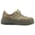 Gucci GG Supreme Panelled Sneakers in Nude Leather Brown Flesh  ref.1298718
