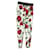 Dolce & Gabbana Floral Print Leggings in Multicolor Silk Python print  ref.1298722