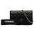Chanel Bolsa de couro acolchoado CC com aba única - vista 10