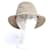 Chapéu de balde de camurça bege e cinza Loro Piana Bob M.  ref.1298797
