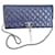 Chanel Classic clutch Blue Leather  ref.1298806