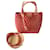 Louis Vuitton OFFENE TASCHE JUNGLE DOTS TASCHE ZUCKER ROSA MAKLIESE. Pink Lackleder  ref.1298822