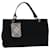 BURBERRY Blue Label Tote Bag Canvas Black Auth hk1180 Cloth  ref.1298851