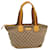 Sacola GUCCI GG Canvas Sherry Line Amarelo Bege Marrom 131230 auth 67818  ref.1298892