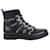 Maje Leather buckle boots Black  ref.1298915