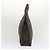 Hermès Sacola HERMES Her Line MM Lona Cinza Auth hk1144 Marrom - vista 4