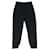 Saint Laurent Pantalones, leggings Negro Seda  ref.1298977