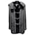 Chanel Cappotto parka nero in tweed CC Closures  ref.1298980