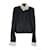 Chanel Chaqueta de tweed Lesage negra con botones CC. Negro  ref.1298987
