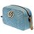 Borsa GUCCI Marmont in denim blu - 101769 - vista 5