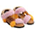 FENDI  Sandals EU 37 cloth Camel  ref.1299085