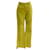 Autre Marque Marni Lime Green Suede Pants Leather  ref.1299098