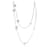 Autre Marque Ippolita Rock Candy Clear Quartz 10 Station Long Necklace in Sterling Silver  ref.1299230