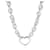 TIFFANY & CO. Heart Clasp Necklace in Sterling Silver  ref.1299260
