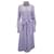 Altuzarra Lucie Dress Blue Striped 42 Cotton  ref.1299303