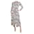 Autre Marque Mehrfarbiges Hemdblusenkleid mit Blumenmuster – Größe UK 6 Mehrfarben Seide  ref.1299315