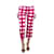 Msgm Hot pink checkered cotton trousers - size UK 8  ref.1299323