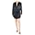 Norma Kamali Black shirred shirt dress - size S Polyester  ref.1299329