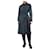 Max Mara Dark blue belted trench coat - size UK 6 Polyester  ref.1299343