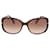 Prada Braune, übergroße Sonnenbrille in Schildpattoptik Acetat  ref.1299344