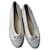 Longchamp Ballet flats Eggshell Cloth  ref.1299354