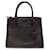Bolso satchel Paradigme de piel Saffiano y City Calf con tachuelas en negro de Prada Cuero Becerro  ref.1299365