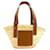 Tote tipo cesta de rafia pequeño marrón Loewe Castaño Beige  ref.1299371