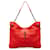 Bottega Veneta Red Intrecciato Beverly Shoulder Bag Leather Pony-style calfskin  ref.1299407
