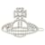 Annalisa Pearl Große Haarspange - Vivienne Westwood - Messing - Silber Metallisch Metall  ref.1299478