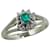 Autre Marque anel de platina esmeralda Metal  ref.1299539