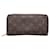 Louis Vuitton Monogram Zippy Wallet M60017 Leinwand  ref.1299565