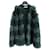 Christian Dior Runway Fluffy Cardi Jacket Dark green Mohair  ref.1299622