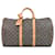 Louis Vuitton Keepall 50 Marrom Lona  ref.1299655